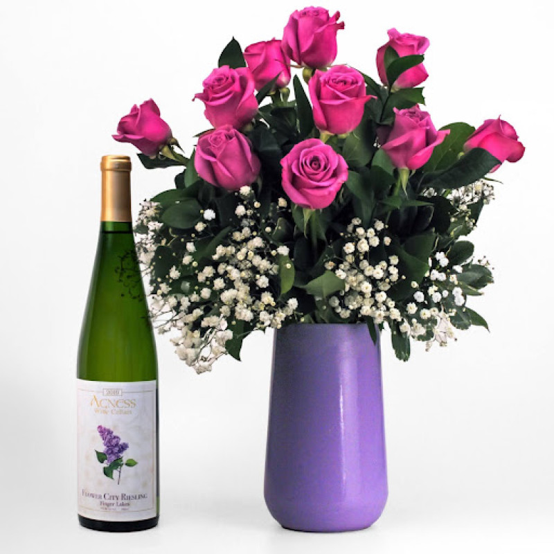 Flower City Lavender Rose & Riesling - Same Day Delivery