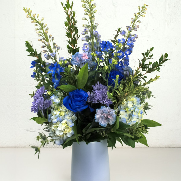 Ethereal Blue Bloom Bouquet