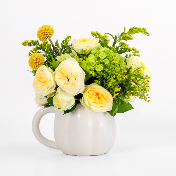 Petite Pumpkin Mug Bouquet