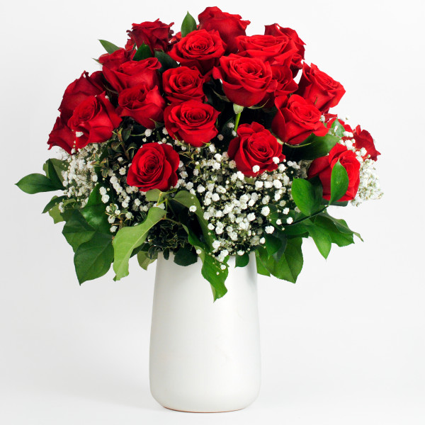 Modern Love Triple Dozen Red Rose Bouquet