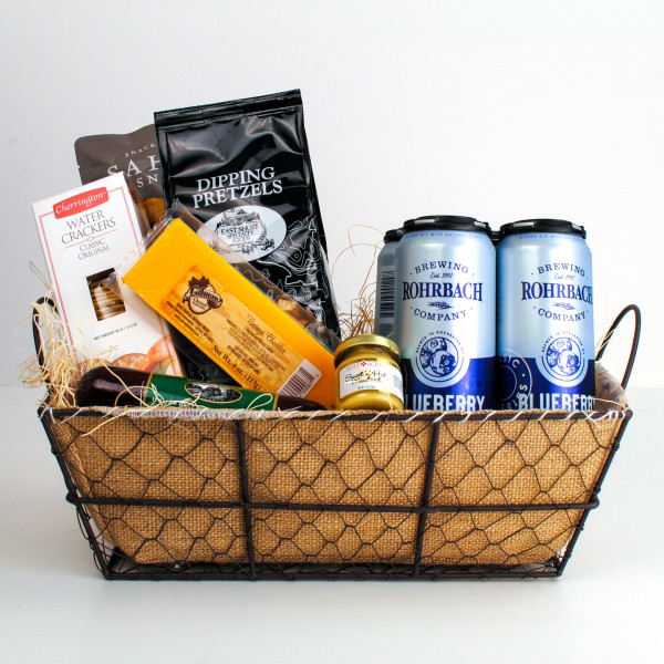 Blueberry Brew and Snack Basket