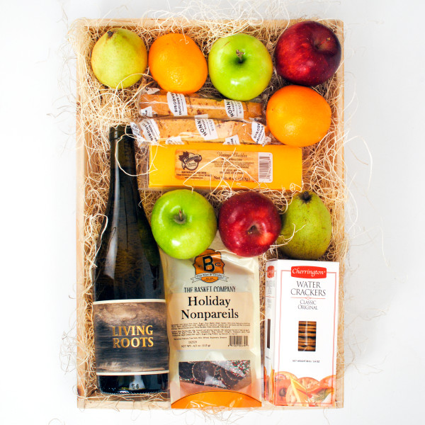 Festive Flavors Fruit and Gourmet Basket