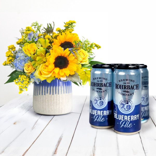 Coastal Chill Bouquet and Beer Duo