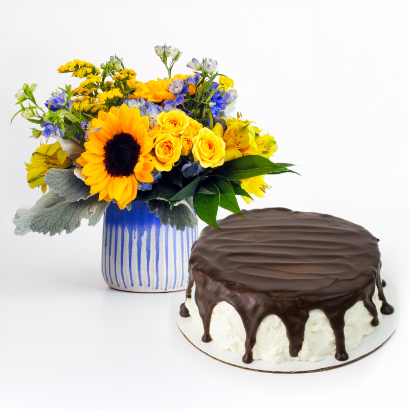 Cake By The Ocean Bundle - Same Day Delivery