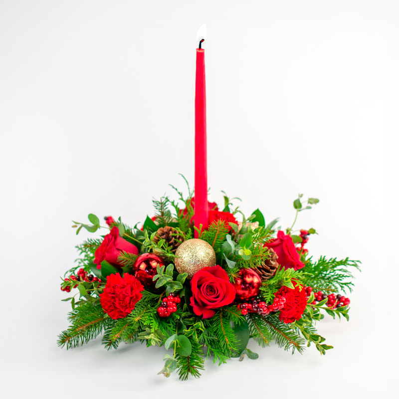 Christmas Classic Centerpiece - Same Day Delivery