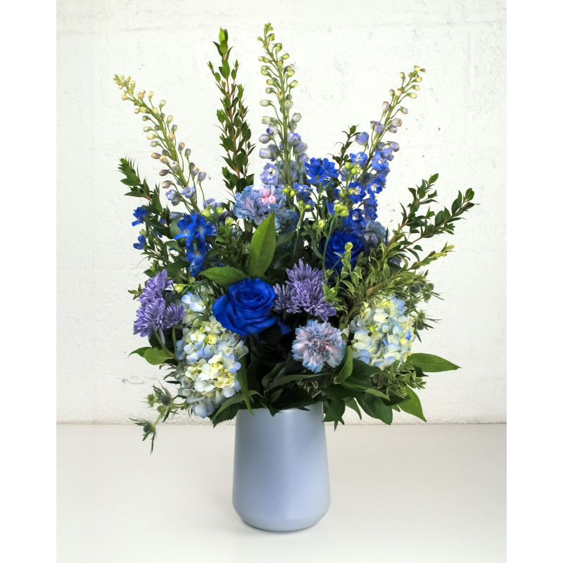 Ethereal Blue Bloom Bouquet - Same Day Delivery