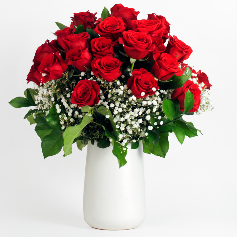 Modern Love Triple Dozen Red Rose Bouquet - Same Day Delivery