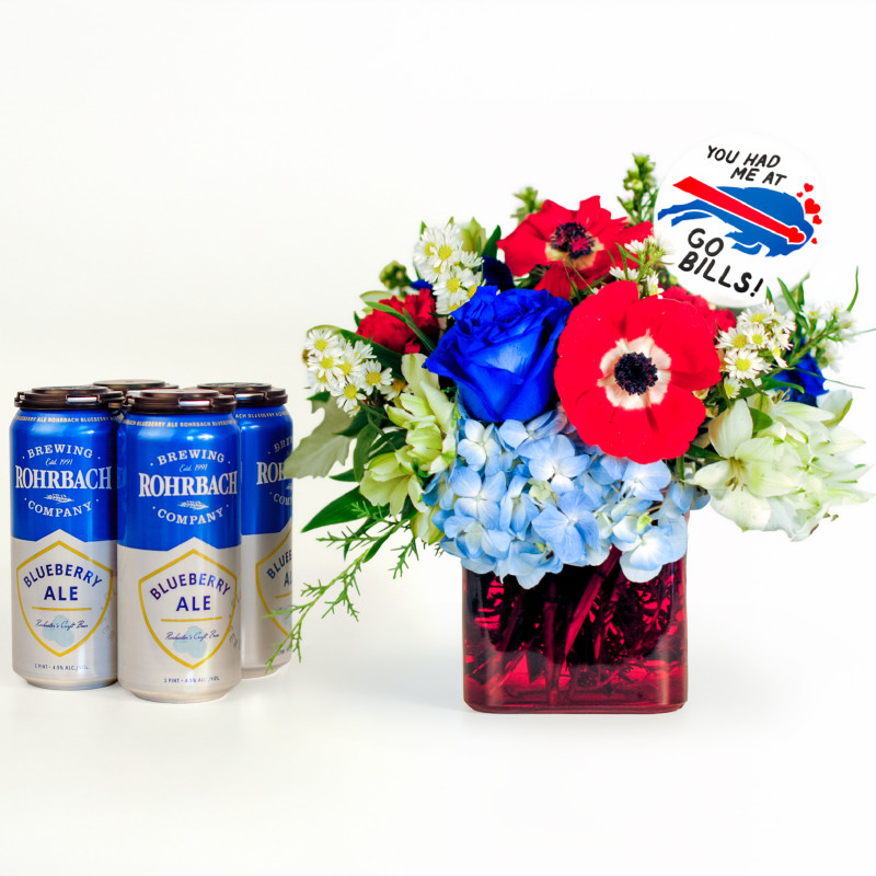 Go Bills and Blueberry Ale Combo - Same Day Delivery