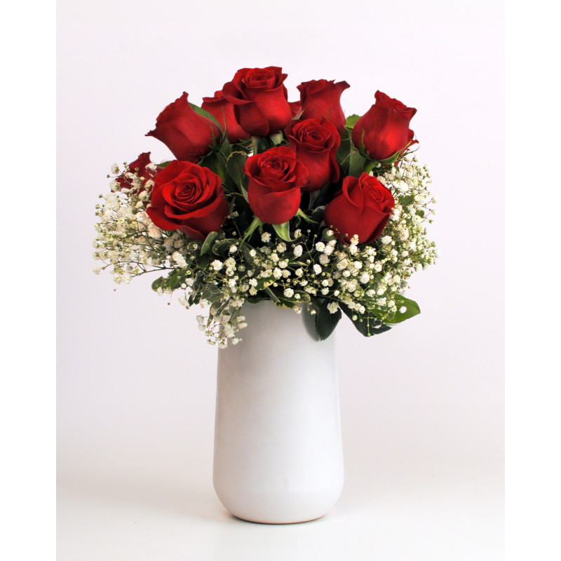 Modern Love Red Rose Bouquet - Same Day Delivery
