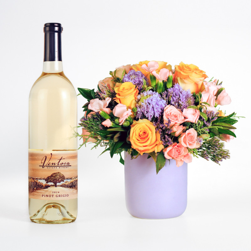 Be My Honey with Pinot Grigio - Same Day Delivery