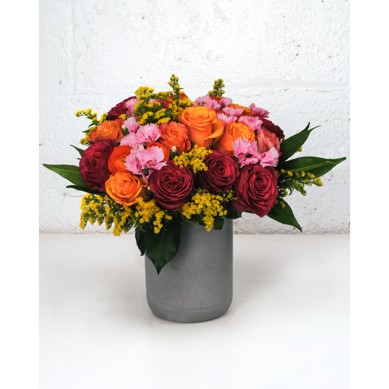 Blush and Blaze Bouquet Grande - Same Day Delivery