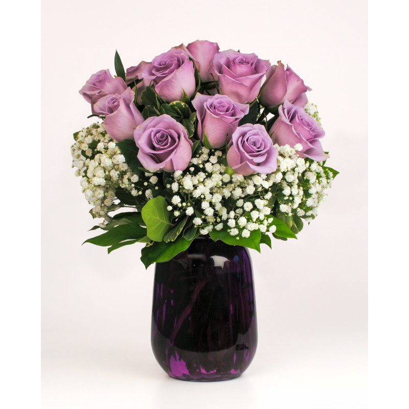 Lavish Lavender Rose Bouquet - Same Day Delivery