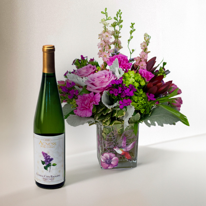 Hummingbird Haven and Flower City Riesling Duo - Same Day Delivery