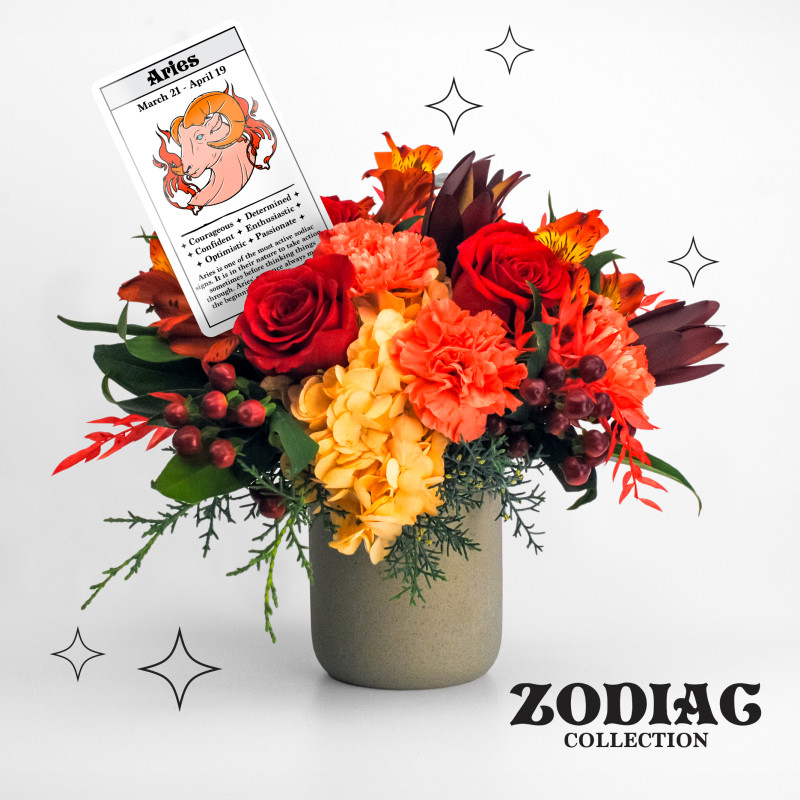 Zodiac Collection ARIES Bouquet - Same Day Delivery