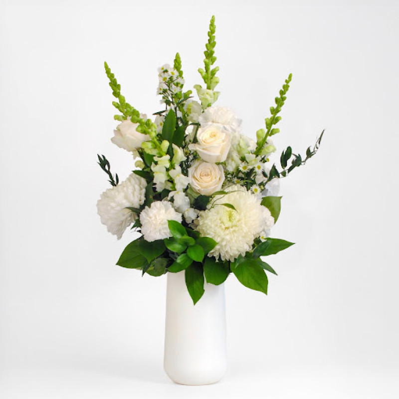 Elegance in White Bouquet - Same Day Delivery