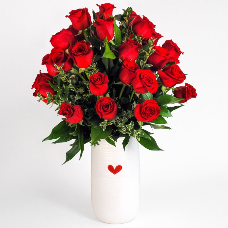 Red Rose Valentine Triple Dozen - Same Day Delivery