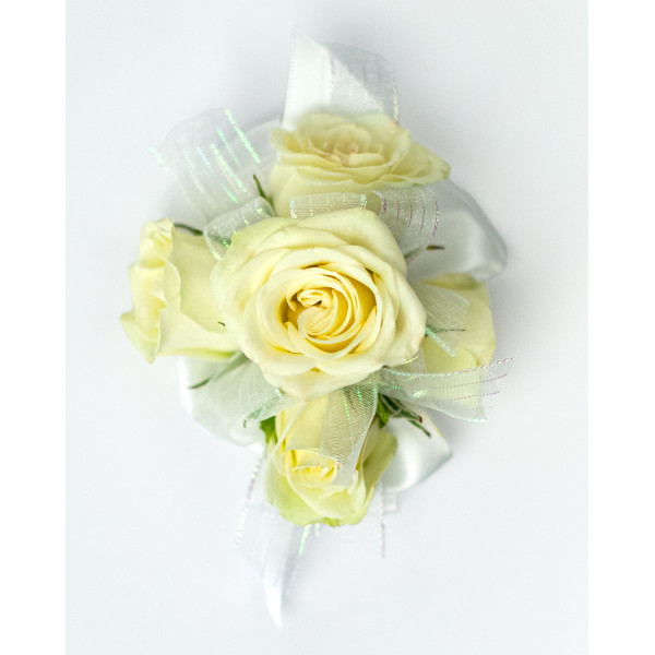 Best Selling Spray Rose Corsage White