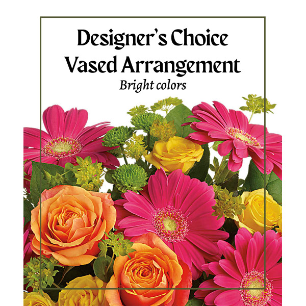 Designer's Choice Vased Arrangement Bright