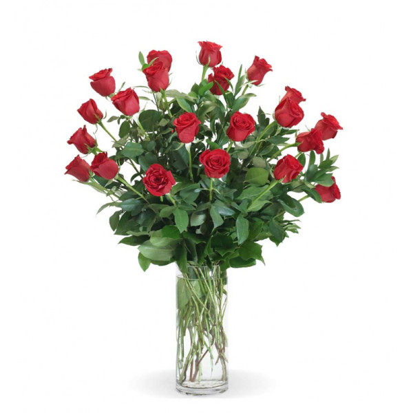 Double Dozen Traditional Red Roses